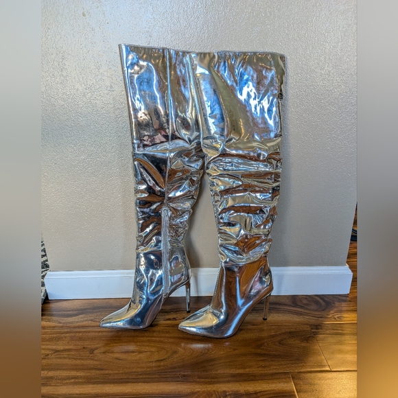 INC International Concepts Shoes - INC Womens Iyonna Zipper Slouchy Tall Over-The-Knee Boots | Size 7M NWOB